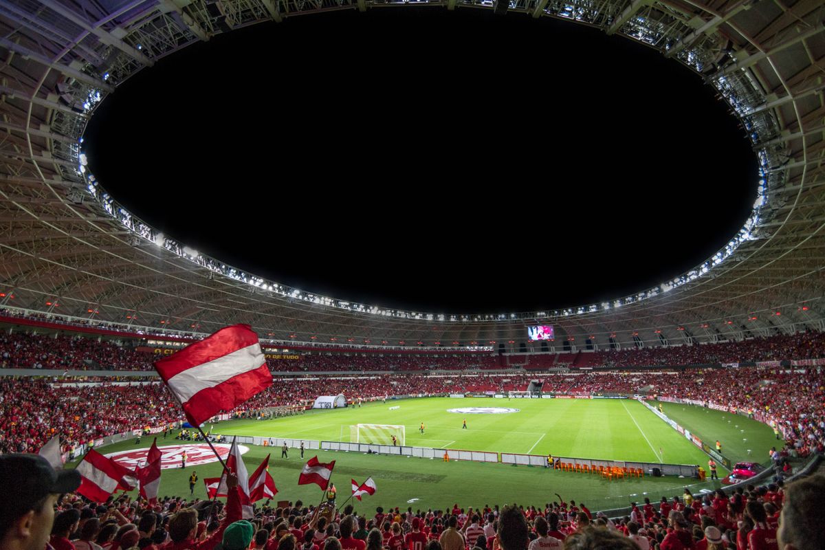 Stadion sepak bola di malam hari